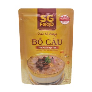 Cháo bổ dưỡng SG Food bồ câu yến mạch hạt sen gói 240g