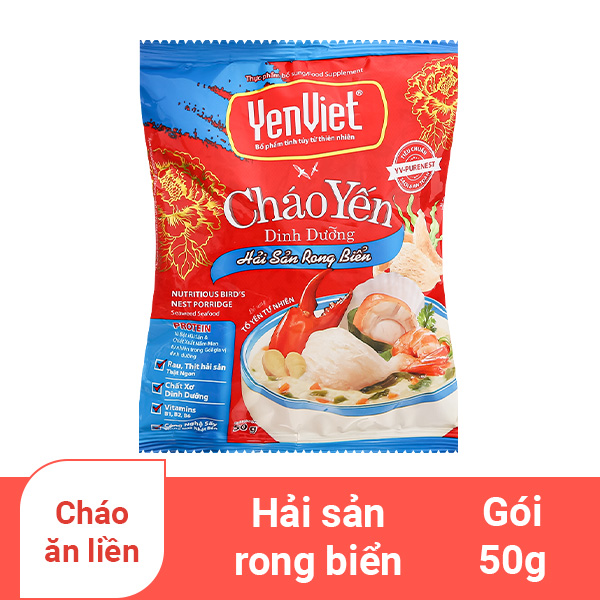 Cháo yến hải sản rong biển Yến Việt 50g