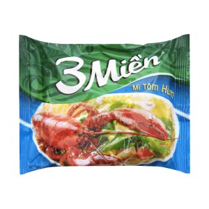 Mì 3 Miền tôm hùm gói 65g