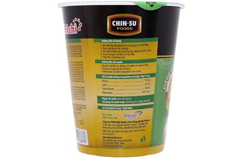Mì ly Omachi Tôm chua cay 5 sao có thịt 112g-2