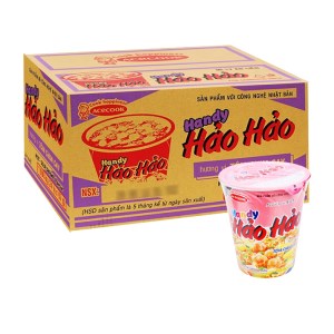 Thùng 24 ly mì Handy Hảo Hảo tôm chua cay 67g