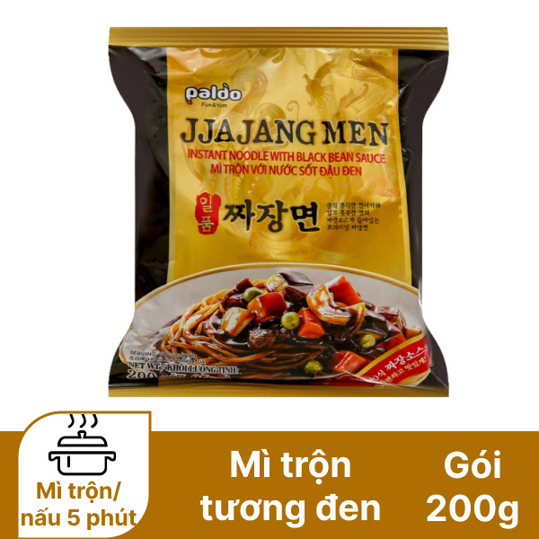 Mì trộn tương đen Paldo Jjajangmen gói 200g