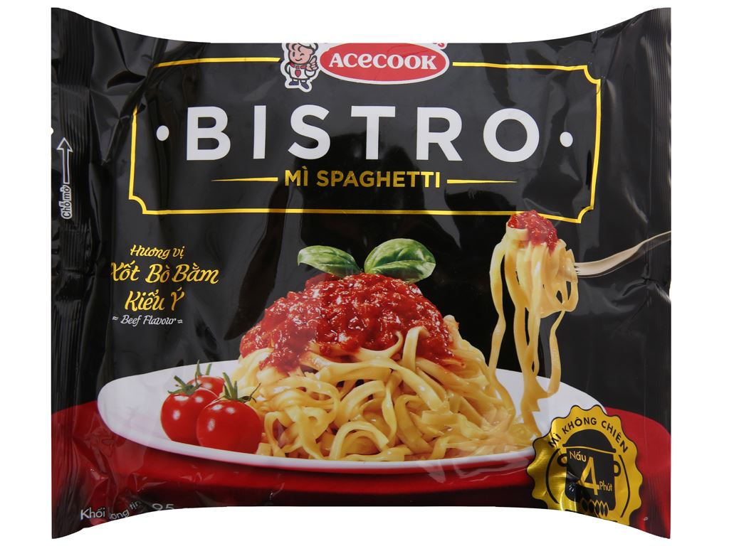 Mì spaghetti Bistro xốt bò bằm kiểu Ý gói 95g 1