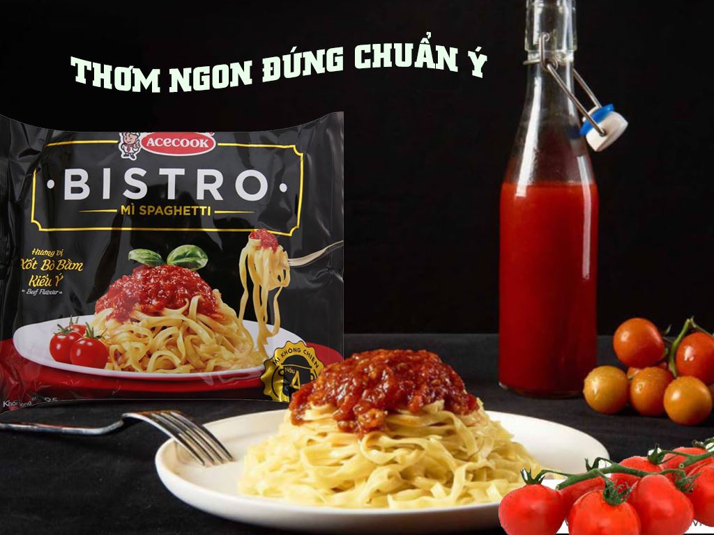 Mì spaghetti Bistro xốt bò bằm kiểu Ý gói 95g 2
