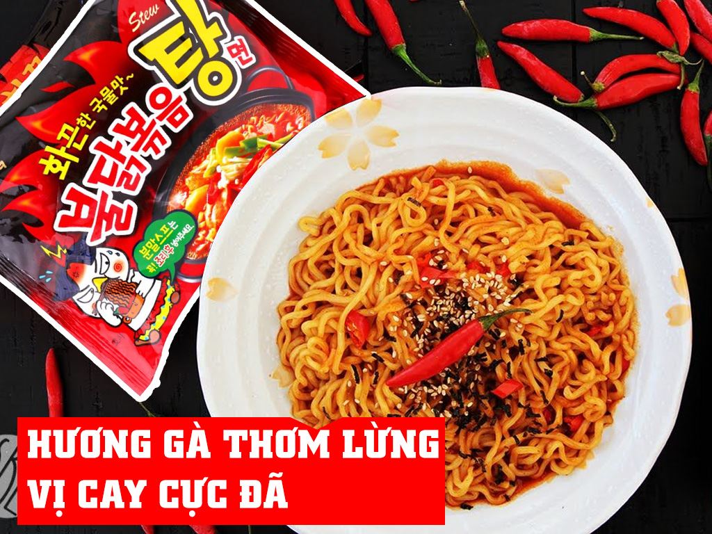Mì gà cay Samyang gói 145g 2