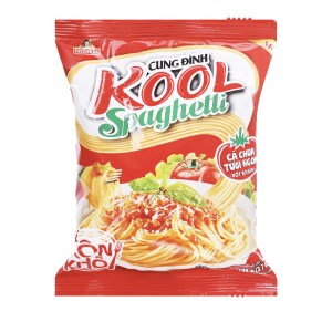 Mì trộn Cung Đình Kool Spaghetti gói 105g (có gói xốt bò bằm)