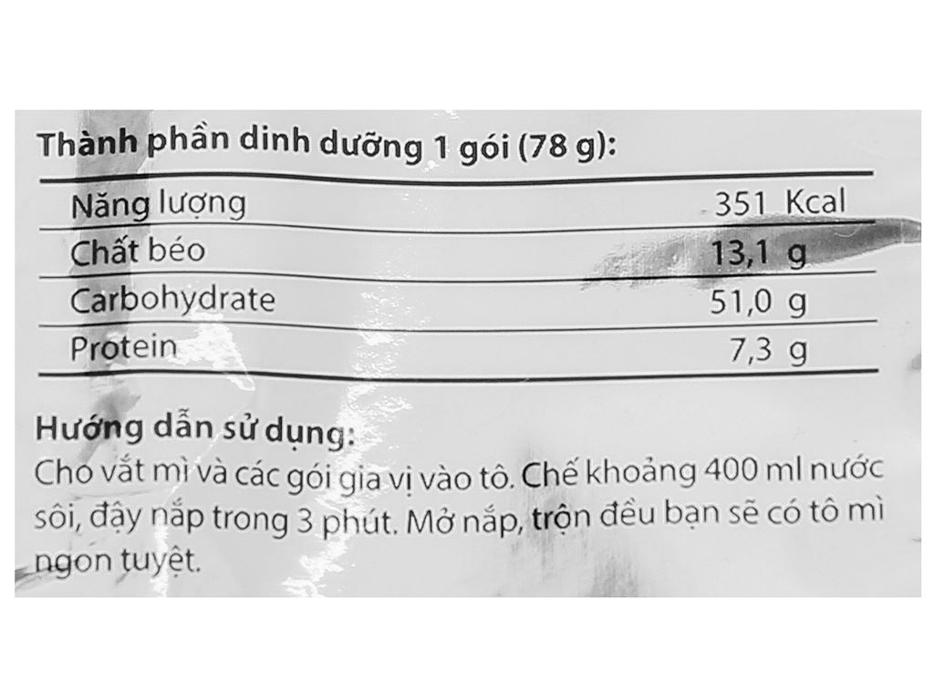 Lốc 6 gói mì Jomo vị xốt bò hầm 78g 7