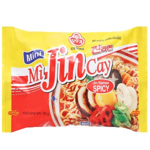 Mì Jin cay Ottogi Mini gói 80g