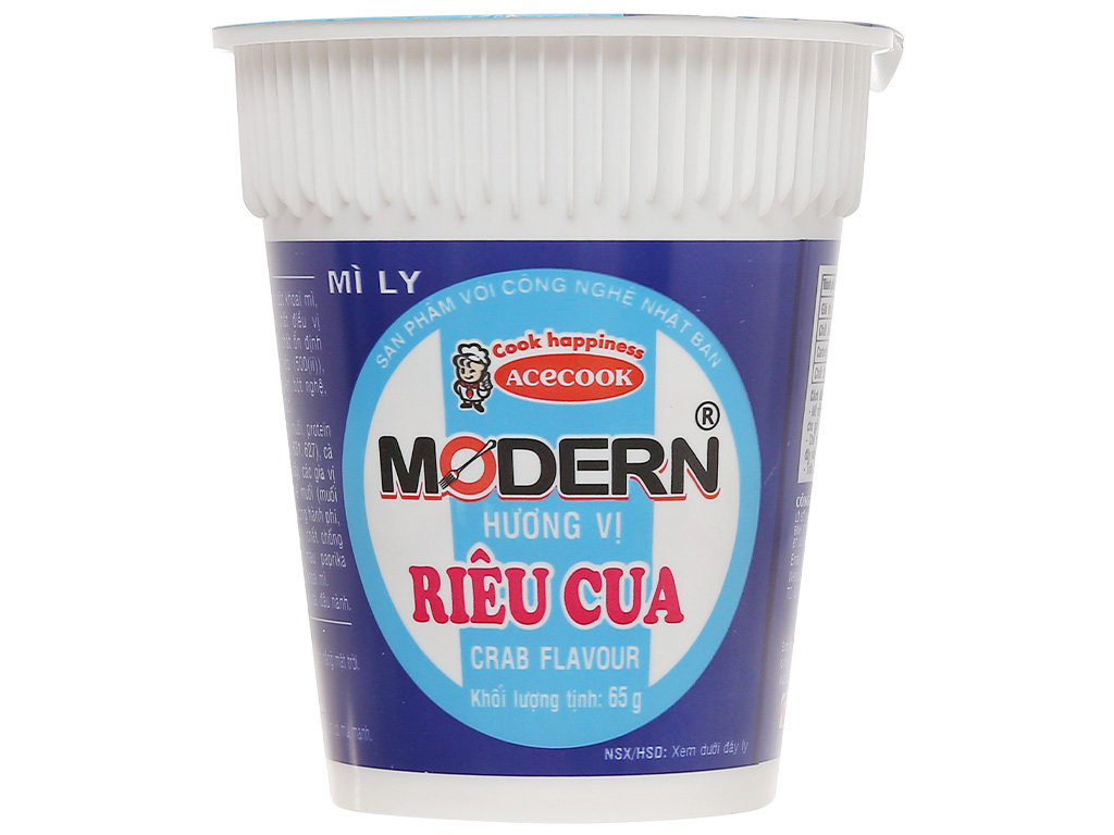 Mì Modern riêu cua ly 65g giá tốt tại Bách hóa XANH