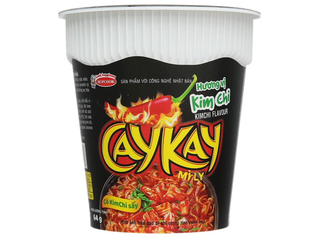 Thùng 24 ly mì Caykay kim chi 64g 6