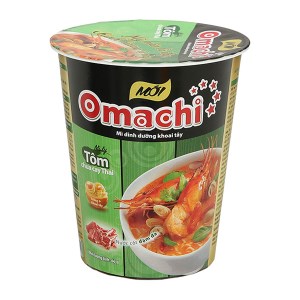 Mì khoai tây Omachi tôm chua cay Thái ly 66g