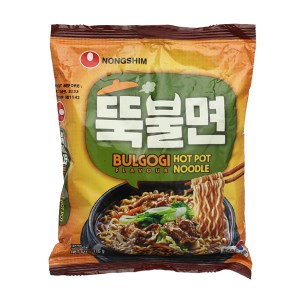 Mì Nongshim vị bò Bulgogi sốt tiêu gói 115g