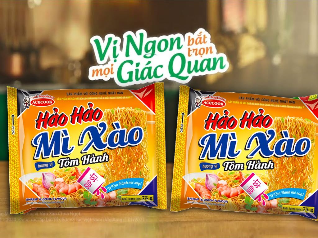 Mì xào Hảo Hảo tôm hành gói 75g 2
