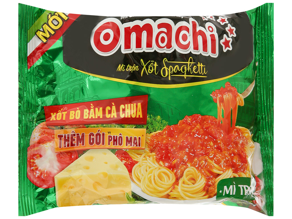 Có thể tự làm xốt spaghetti cho món mì trộn omachi được không?
