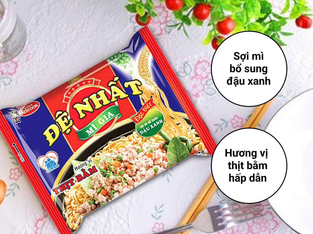 Mì Đệ Nhất thịt bằm gói 82g 1
