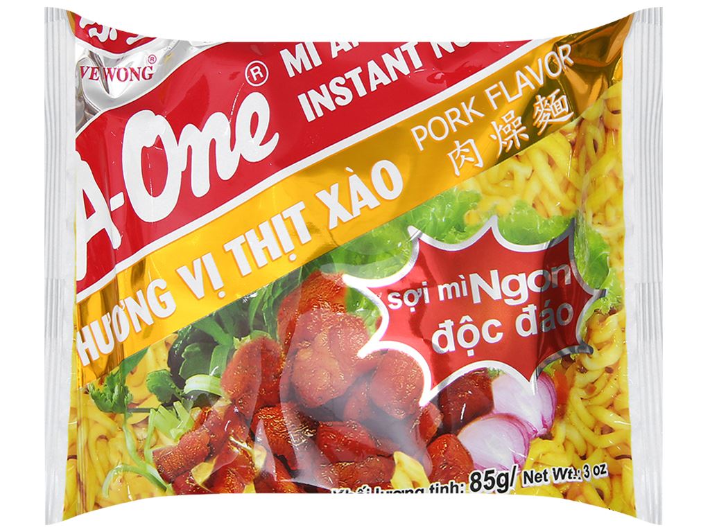 3. Các bước nấu mì A-One thịt xào