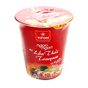 Mì lẩu Thái Tomyum Vifon Ngon Ngon ly 60g