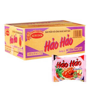 Thùng 30 gói mì Hảo Hảo tôm chua cay 75g