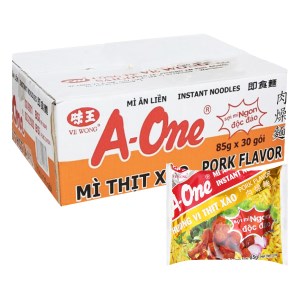Thùng 30 gói mì A-One thịt xào 85g