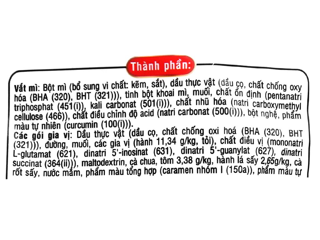 Thùng 30 gói mì xào Hảo Hảo tôm hành 75g 7