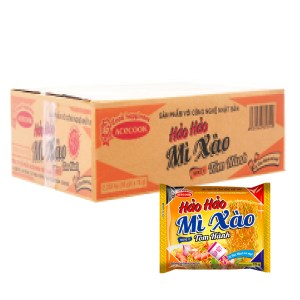 Thùng 30 gói mì xào Hảo Hảo tôm hành 75g