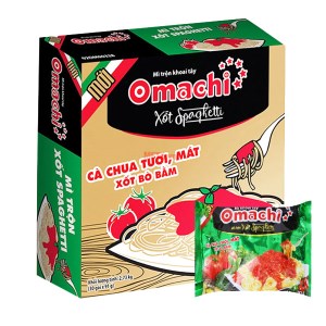 Thùng 30 gói mì trộn Omachi xốt Spaghetti 91g
