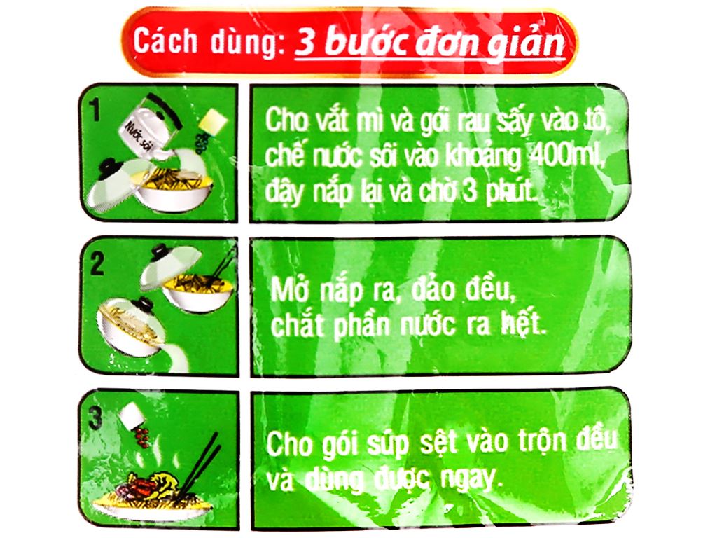 Thùng 30 gói mì xào Hảo Hảo tôm xào chua ngọt 75g 8