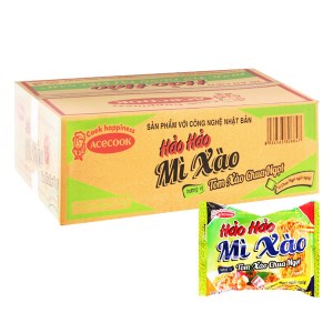Thùng 30 gói mì xào Hảo Hảo tôm xào chua ngọt 75g