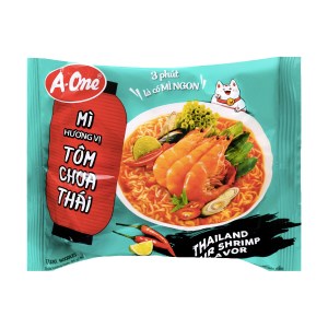 Mì A-One tôm chua Thái gói 85g