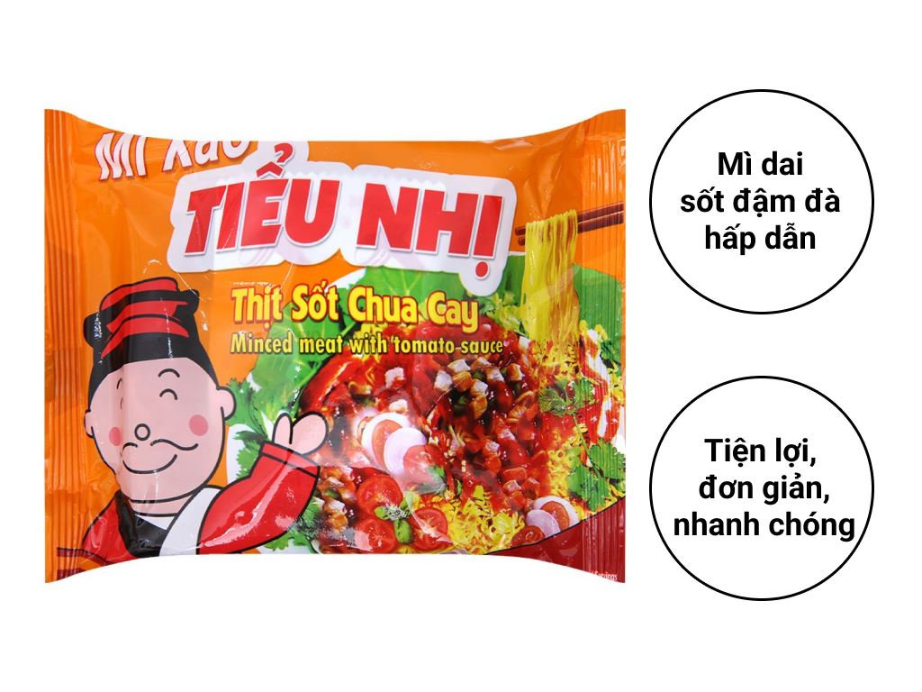 3. Hướng dẫn sử dụng mì xào Tiểu Nhị