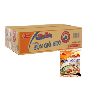 Thùng 30 gói bún giò heo Hằng Nga 75g