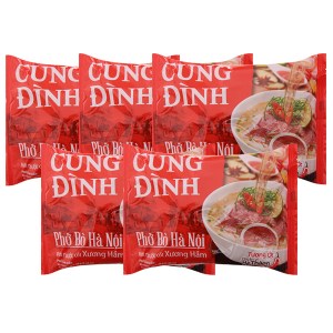 5 gói phở bò Cung Đình Hà Nội 68g