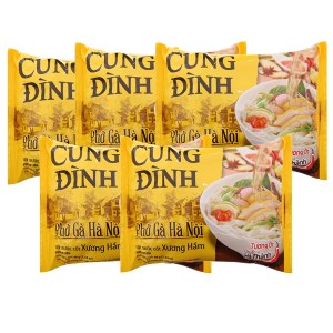 5 gói phở gà Cung Đình Hà Nội 68g