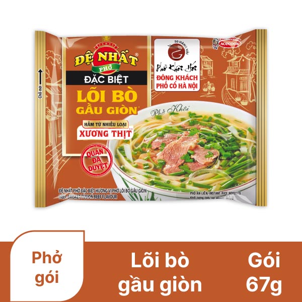 Phở Đệ Nhất đặc biệt lõi bò gầu giòn 67g