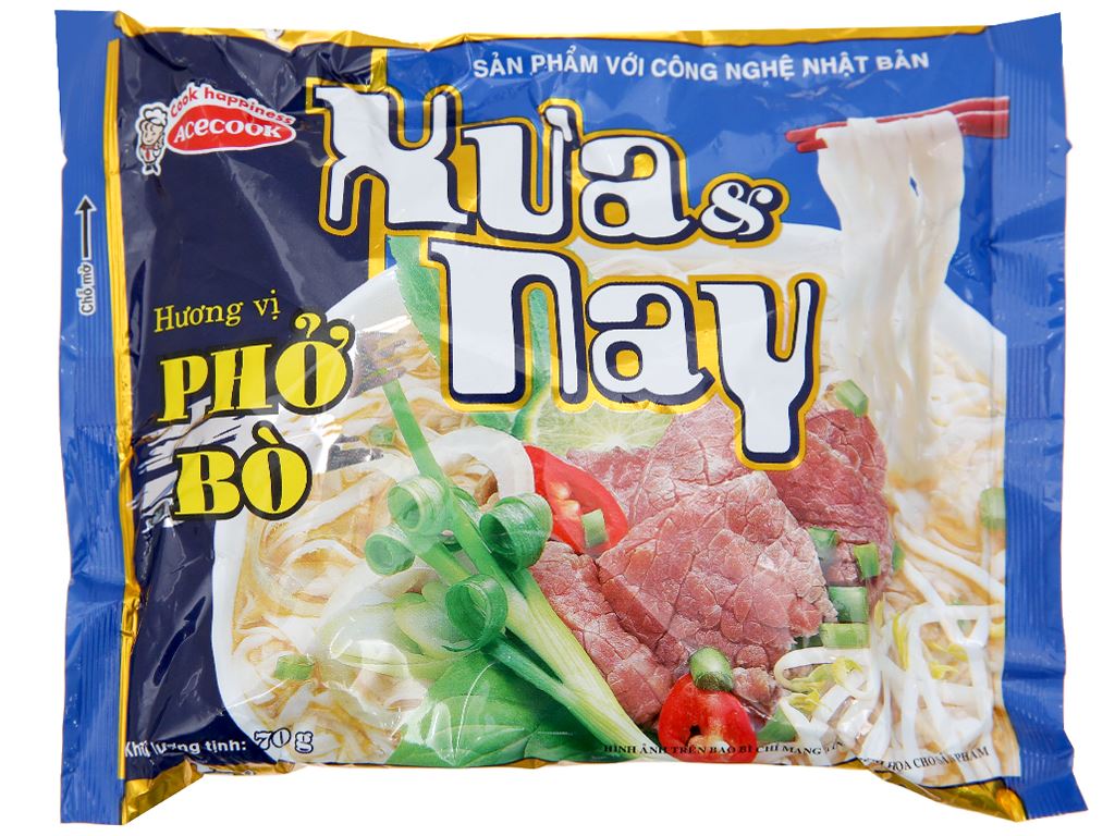 Phở thịt bò Xưa và Nay gói 70g giá tốt tại Bách hoá XANH