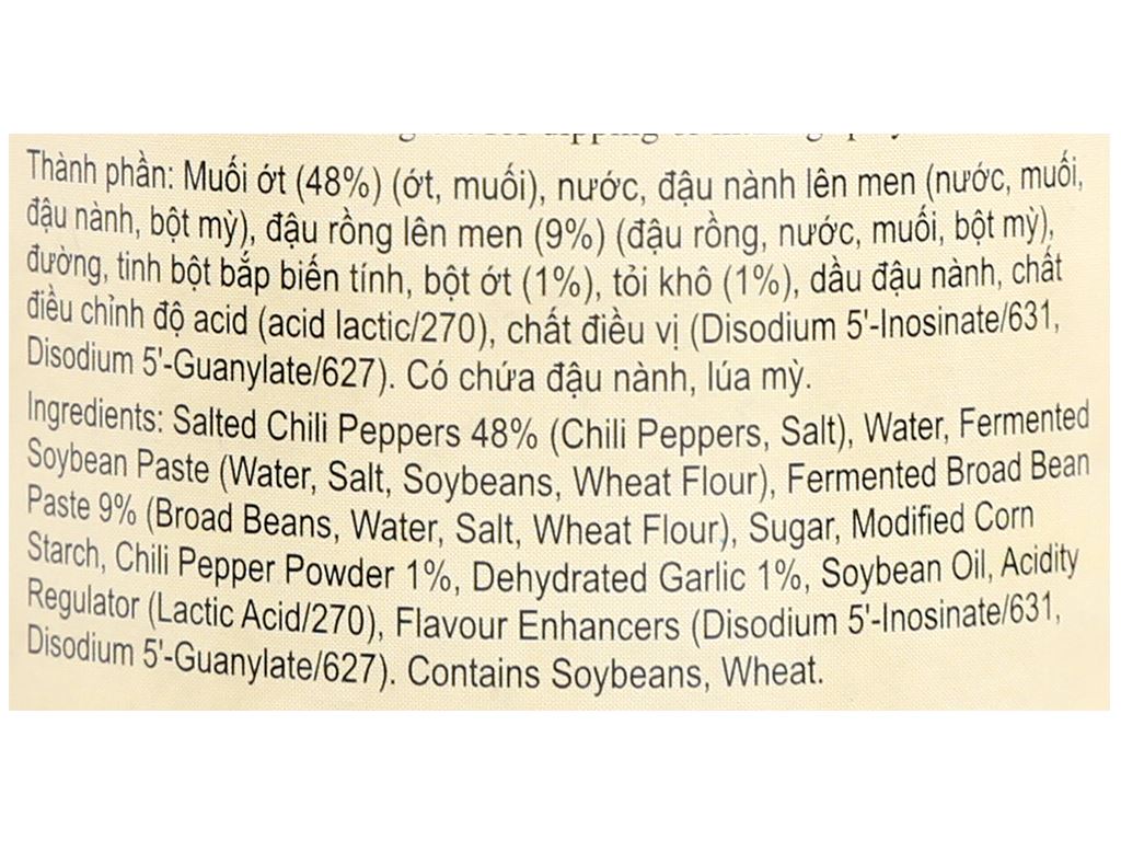 Tương hột ớt Lee Kum Kee hũ 260g 5