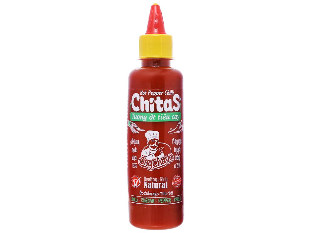 Tương ớt siêu cay Ông Chà Và Chitas chai 270g 1