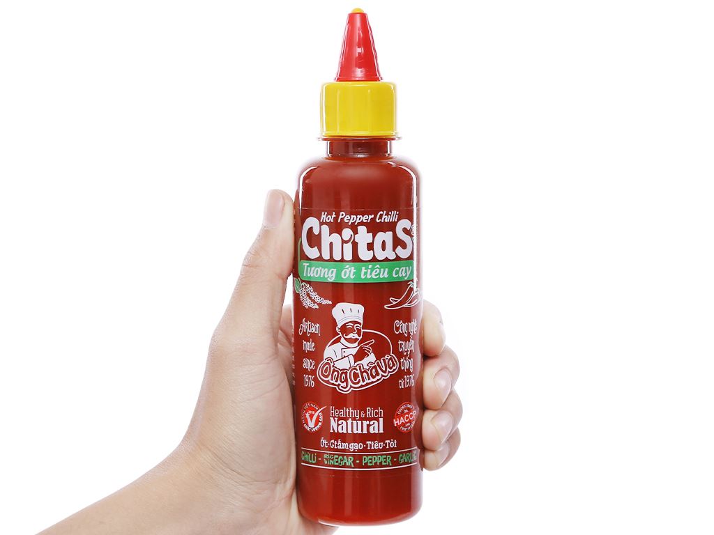 Tương ớt siêu cay Ông Chà Và Chitas chai 270g 4