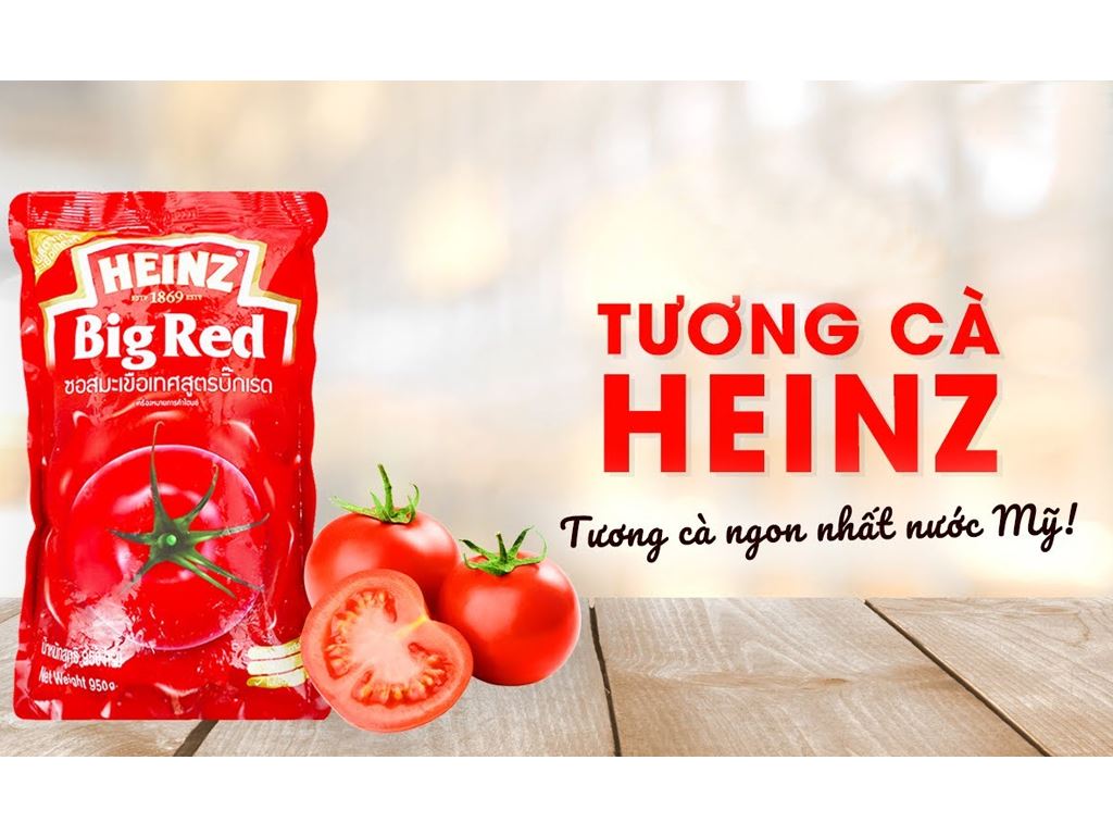 Tương cà Heinz Big Red gói 950g 2