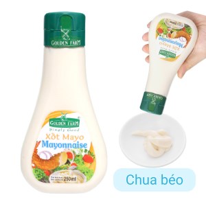 Xốt mayonnaise Golden Farm chai 250g