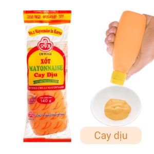 Xốt mayonnaise Ottogi cay dịu chai 140g