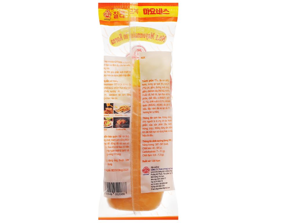 Xốt mayonnaise Ottogi cay dịu chai 140g 3