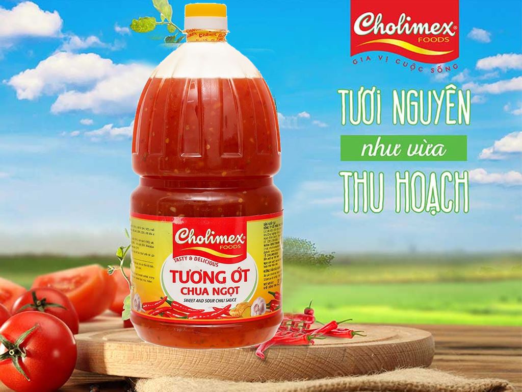 Tương ớt chua ngọt Cholimex can 2.1kg 2
