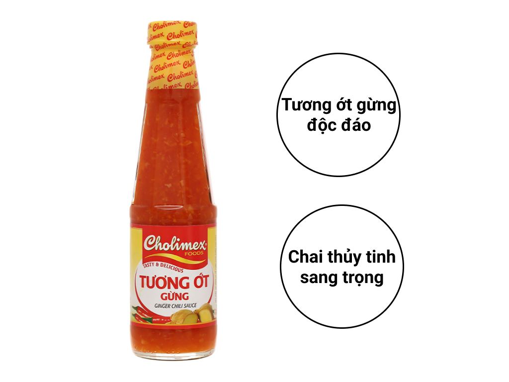 Tương ớt gừng Cholimex chai 270g 2