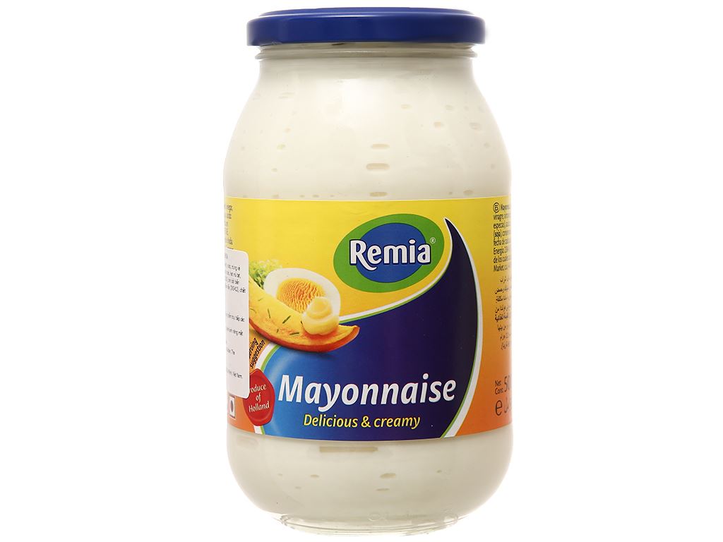 Xốt mayonnaise Remia hũ 482g 3