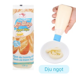 Xốt mayonnaise Ajinomoto Aji-mayo ngọt dịu chai 130g