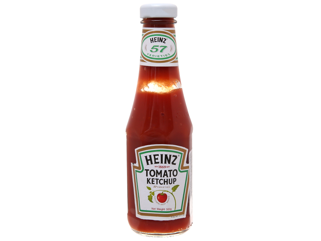 Tương cà Heinz Tomato Ketchup chai thủy tinh 300g 2