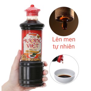 Nước tương đậu nành hảo vị Hương Việt chai 500ml