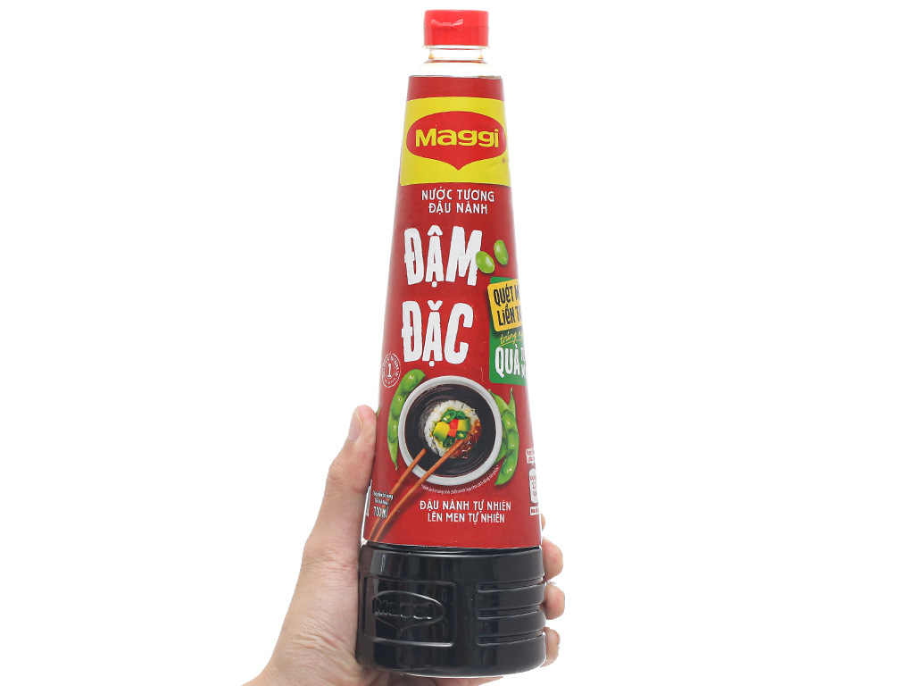 Nước tương đậu nành đậm đặc Maggi chai 700ml 6