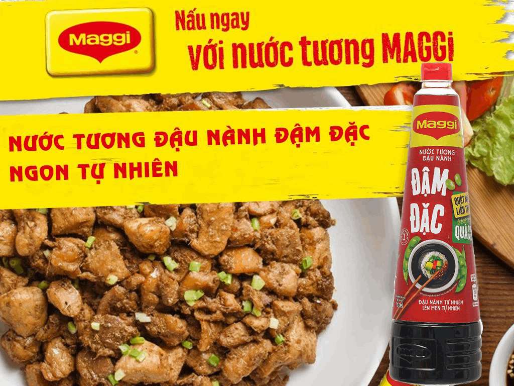Nước tương đậu nành đậm đặc Maggi chai 700ml 2